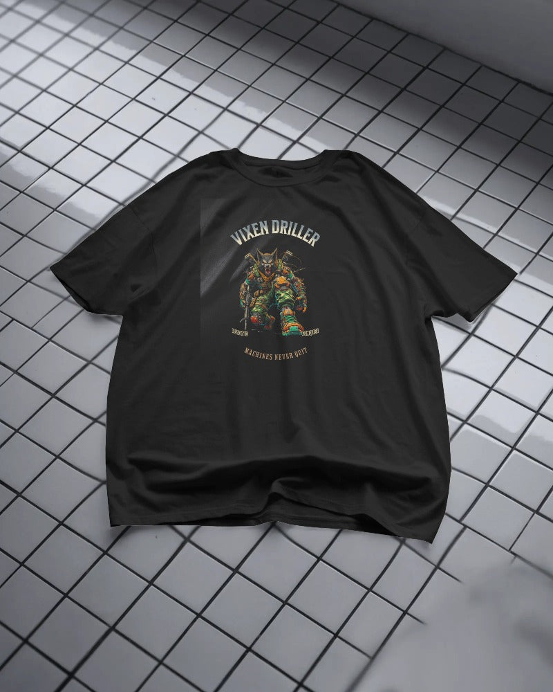 Vixen Driller Machine Tee